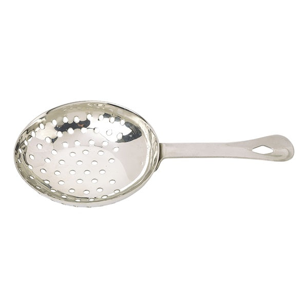 Klassisk julep strainer i rustfrit stål fra Genware til omrørte cocktails