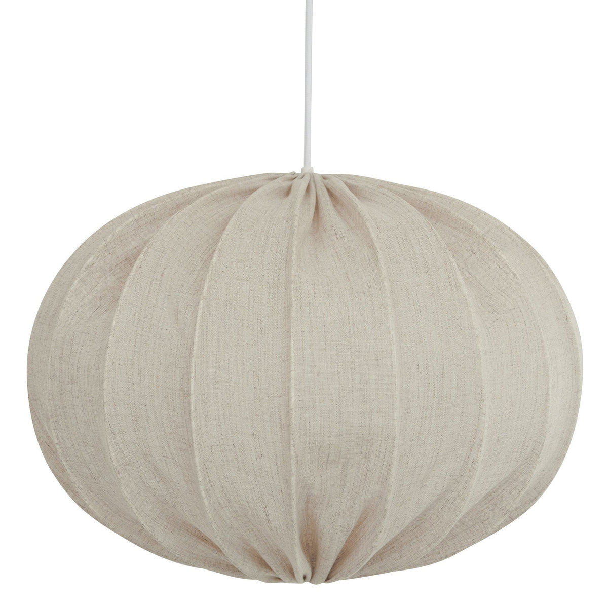 Boll 65 loftslampe i naturfarvet hørblanding fra Watt & Veke