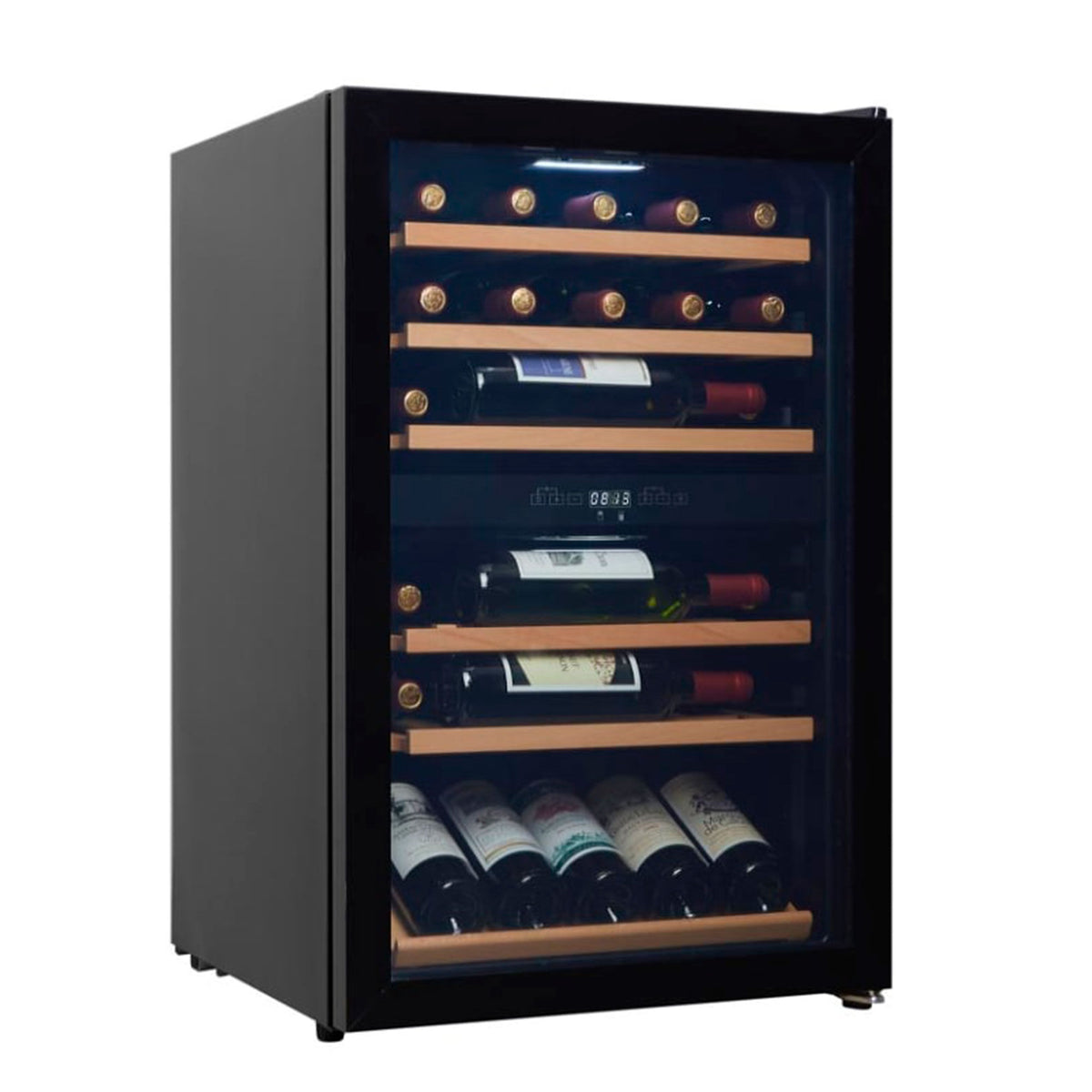 Cavin Polar Collection 51 Black fritstående vinkøleskab