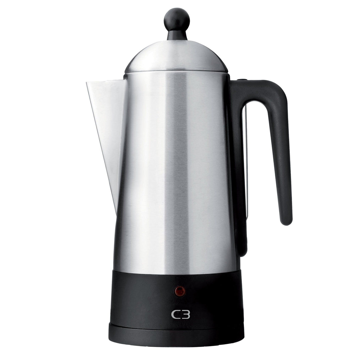 C3 Design perkolator til 10 kopper i rustfrit stål