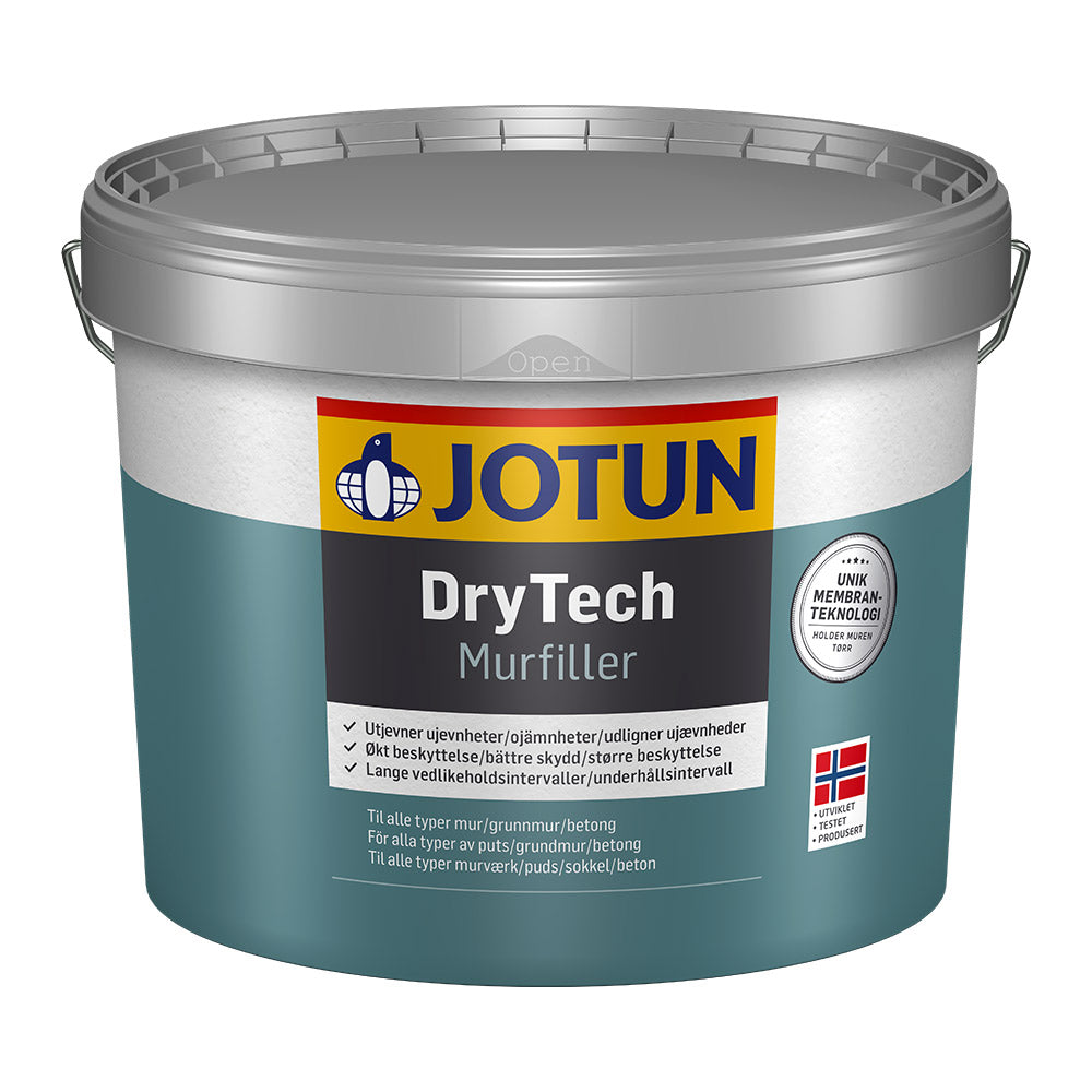 Jotun DryTech Murfiller i 3 liters spand, hvid