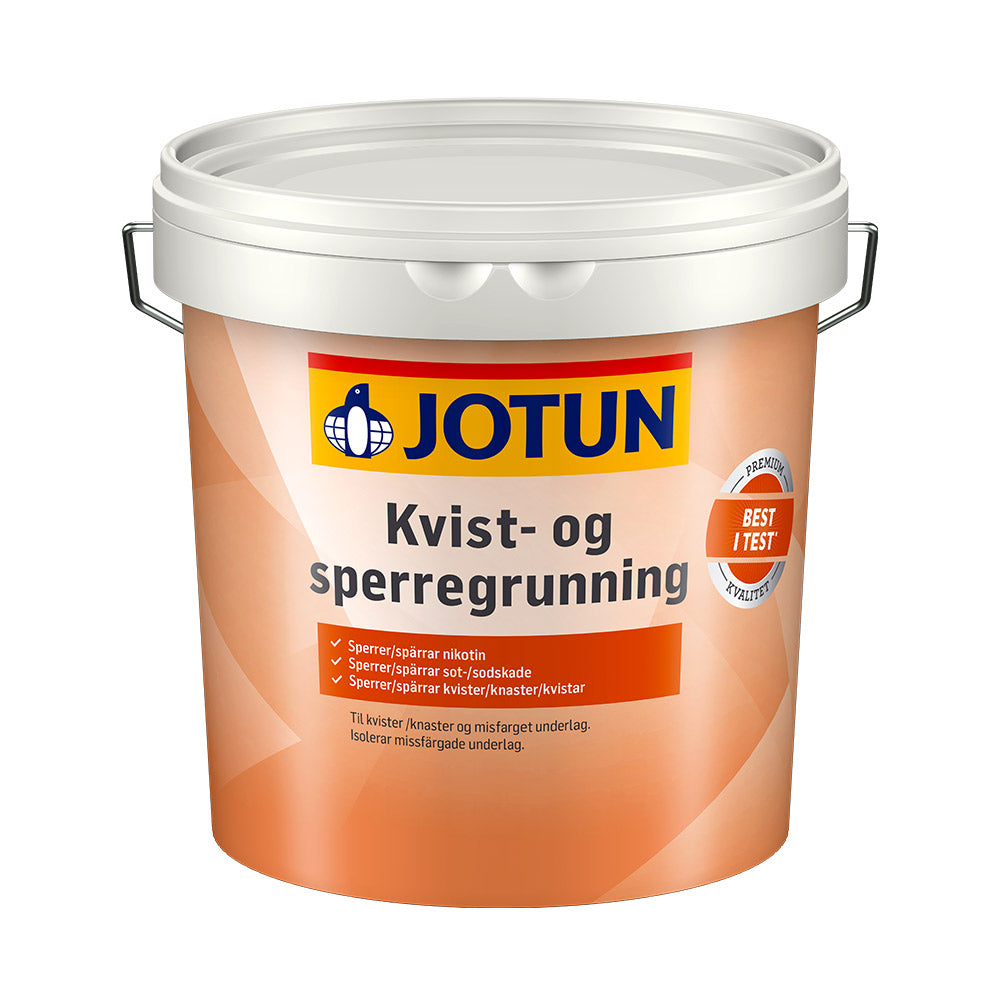 Stor beholder med Jotun Knast- og Spærregrunder, 9 L
