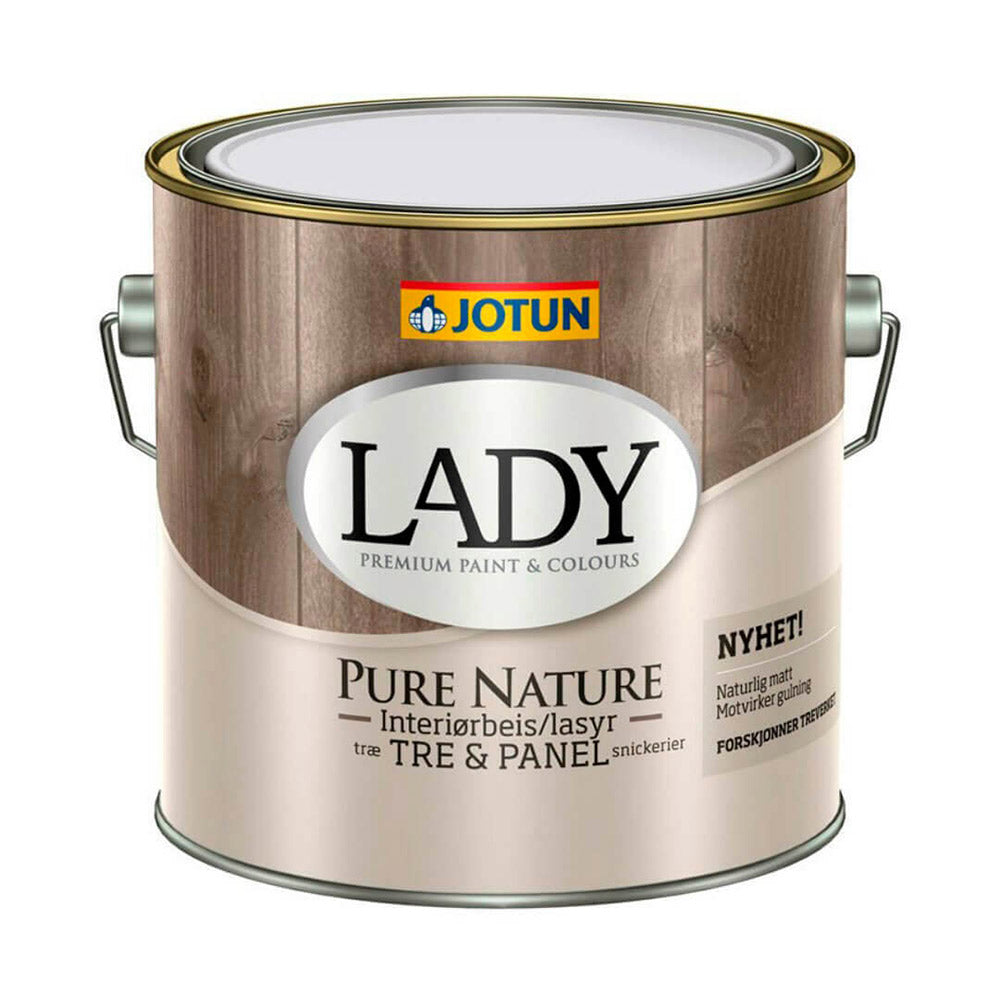 Dåse med Jotun Lady Pure Nature træmaling i størrelsen 0,75 L