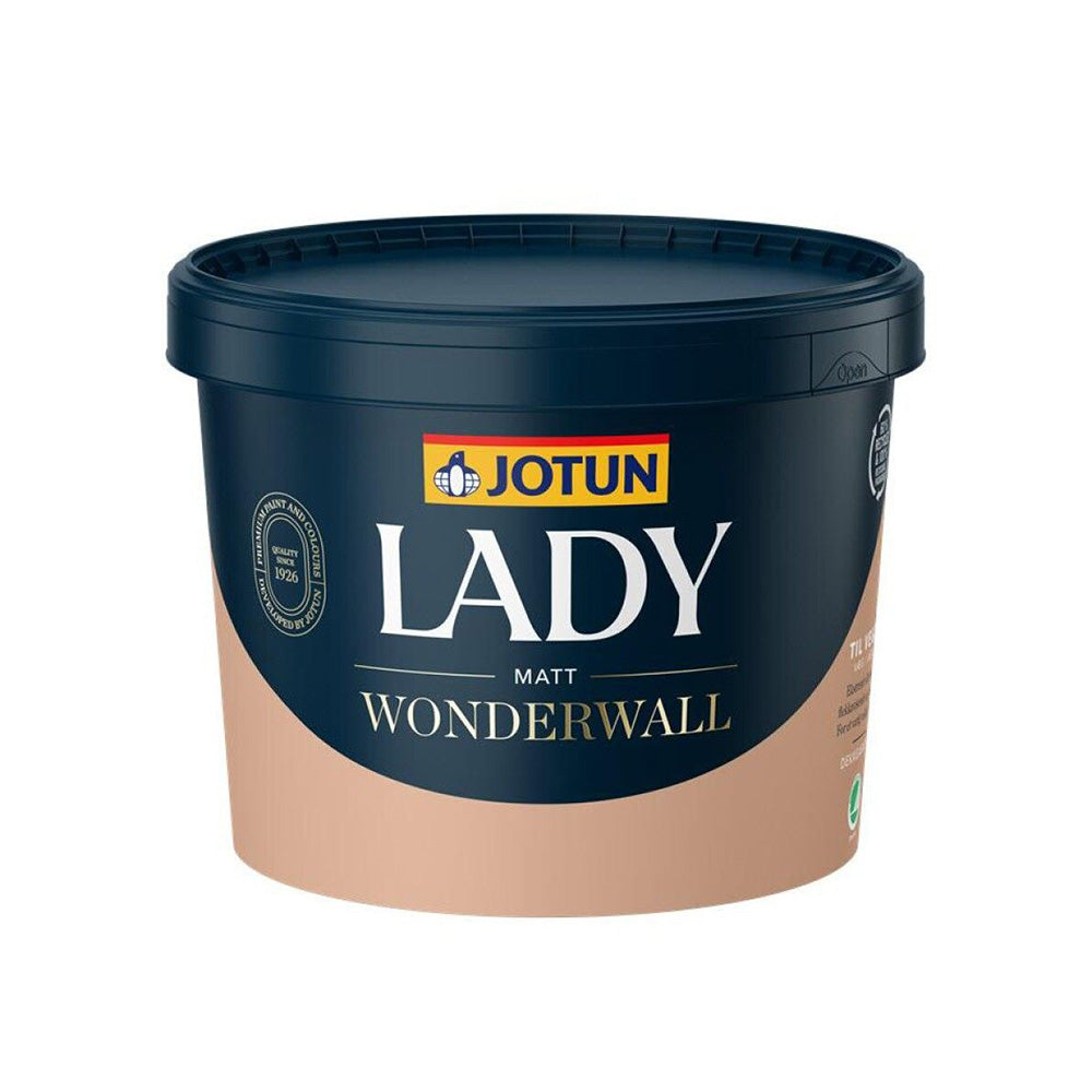 Dåse med Jotun Lady Wonderwall Mat 05 vægmaling, 0,68 L