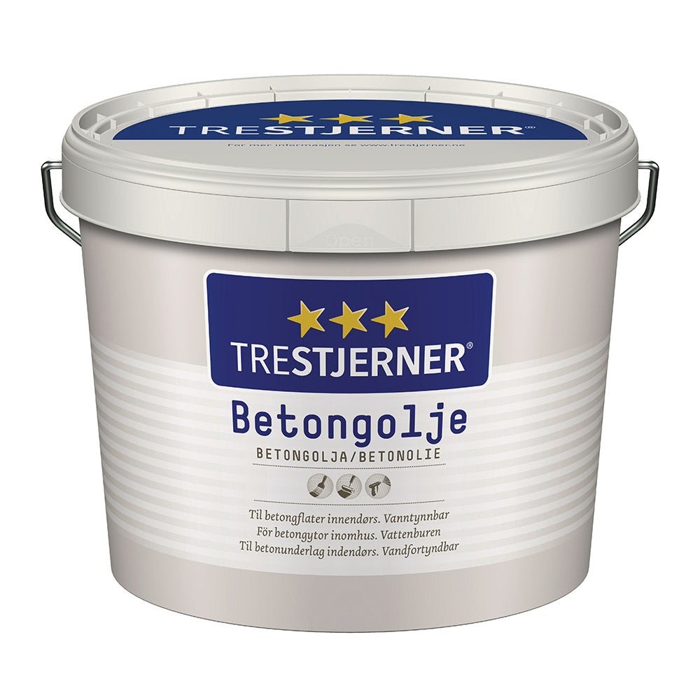 Trestjerner Betonolie, olie til betongulv i pakning med 10 liter
