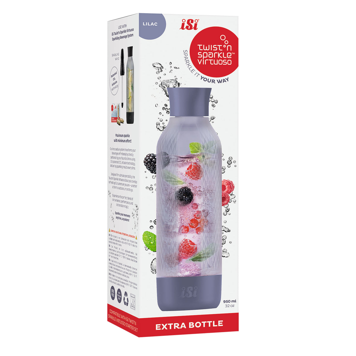 Lilla ekstra flaske til iSi Twist'n Sparkle Virtuoso-systemet