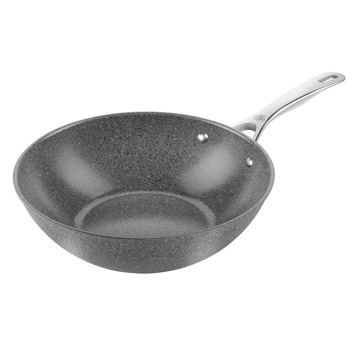 Ballarini Salina wokpande i aluminium med 30 cm øvre diameter