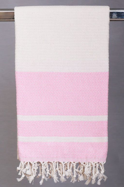 Lysrødt tyrkisk hamam-håndklæde i serien Jules, 50 x 100 cm