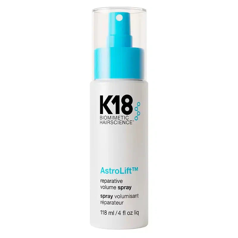 K18 AstroLift volumespray til fint hår i flaske på 118 ml