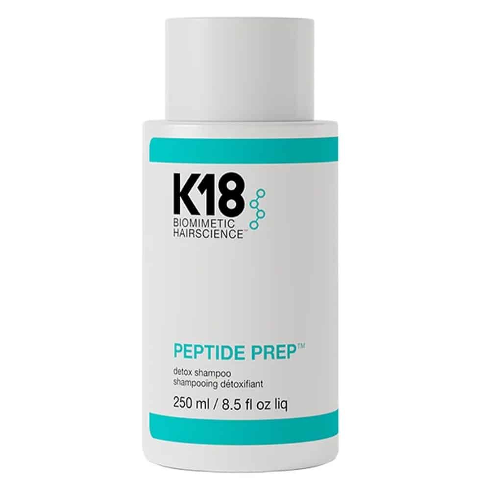 Flaske K18 Detox Shampoo, 250 ml dybderensende clarifying-shampoo til hår