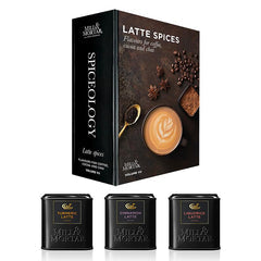 Mill & Mortar Latte Spices gaveæske med økologiske krydderiblandinger