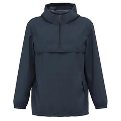 Kort regnjakke med quarter zip fra Custom Collection, skabt til virksomheder