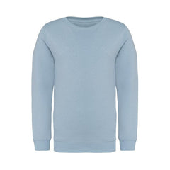 Blød børne sweatshirt med rund hals i enkelt, klassisk design