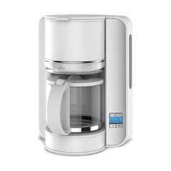 Hvid Witt Classic Coffee Maker kaffemaskine med detaljer i rustfrit stål