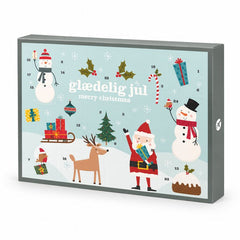 Giving Deer julekalender med 24 låger og slik til børn
