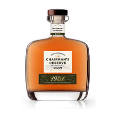 Flaske Chairman's Reserve 1931 rom fra Saint Lucia Distillers
