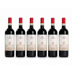 Coeli Aula Chianti DOCG 2023, rødvin i kasse med 6 flasker