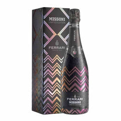 Ferrari Missoni Limited Edition Trentodoc Blanc de Blancs med farverigt mønster