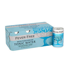 Dåser med Fever-Tree Mediterranean Tonic Water, 150 ml, 8 stk.