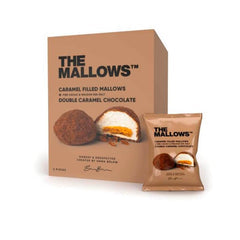 The Mallows karamelfyldte skumfiduser med karamelchokolade og havsalt