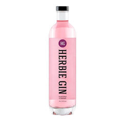 Flaske Herbie Gin Pink, dansk pink gin