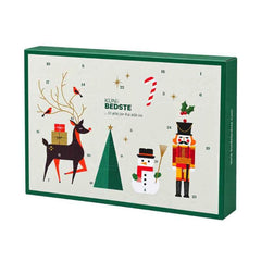 Julekalender med gourmet mix af søde sager som lakrids, vingummi og karamel