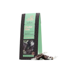 Karamelleriet Choko-Mint, håndlavede karameller med chokolade og pebermynte