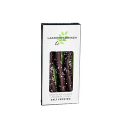 Saltlakridsstænger med mørk chokolade og havsalt fra Lakritsfabriken