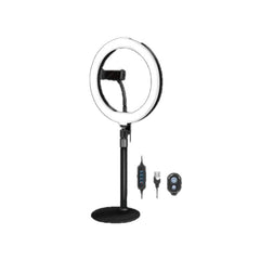 Vlogger kit med LED ringlight fra LogiLink til videoer og selfies