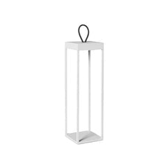 Hvid LOOM Design Lucerna 50 lanterne med håndtag og LED-lys
