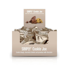 Flowpack med Mini Cookie Joe chokolade fra Simply Chocolate