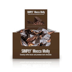 Simply Chocolate Mini Mocca Molly, individuelt indpakket chokolade