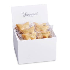 Amber chokoladesommerfugle fra Summerbird i display