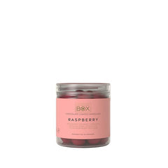 Box The Original Dark Raspberry med hindbærvingummi i mørk chokolade