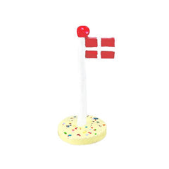 TheClayPlay bordflag i keramik, Pale Mirabelle Dot