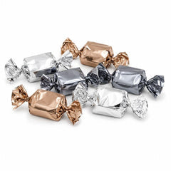 Enkeltindpakkede Xocolatl-chokolader i dekorativ flowpack med twist