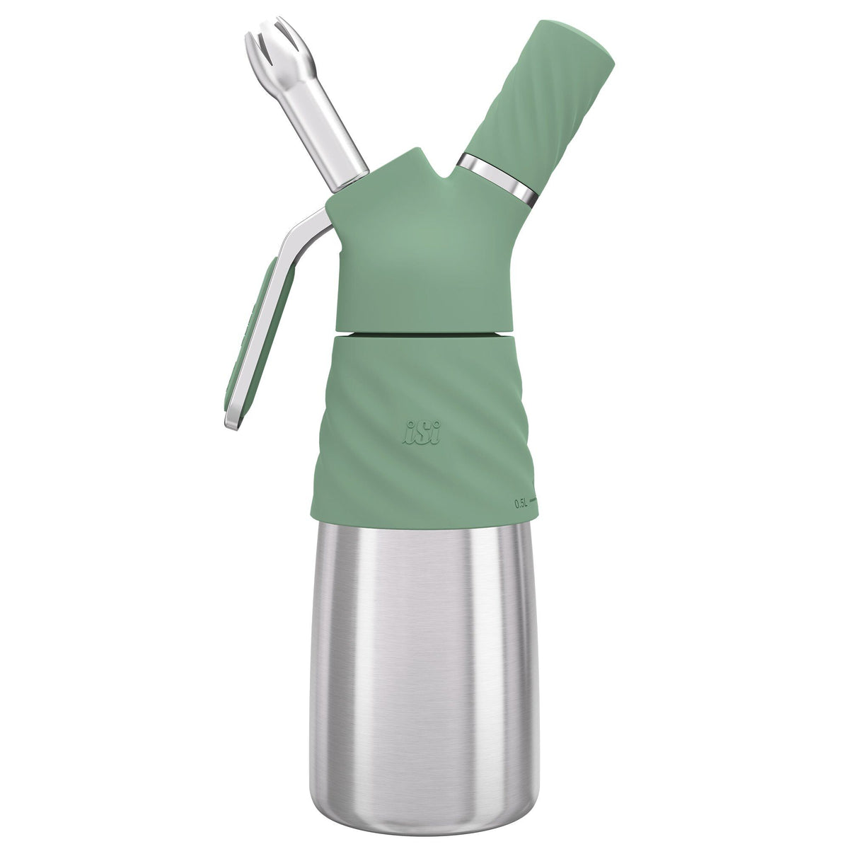 iSi Creative Whip Premium flødesifon på 0,5 liter i farven wave green