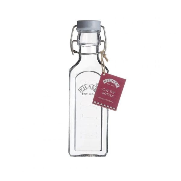 Kilner clipflaske i klart glas med bøjlelukning, 300 ml