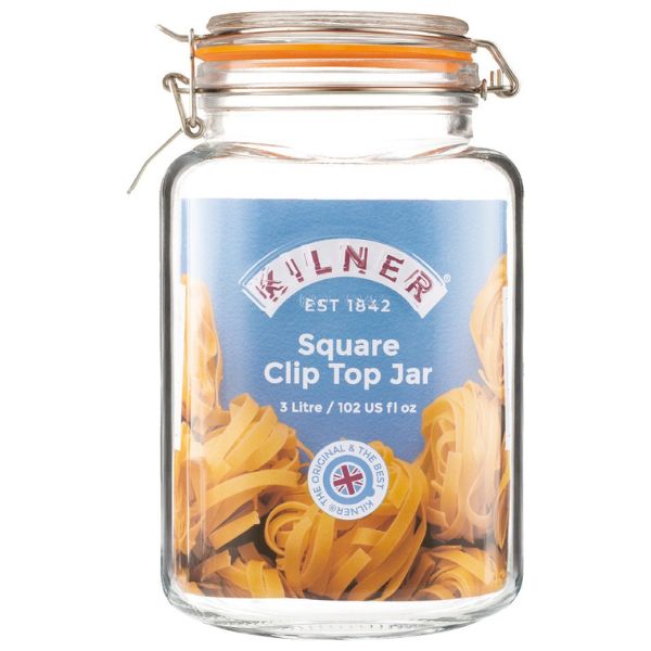 Se Konserveringskrukke Clip Kilner ® 3 Liter ✔ Kæmpe udvalg i Kilner - Køb online på udsalg og tilbud lige nu ✔ Meget billig fragt og hurtig levering - Varenummer: Barlife-688901 og 5010853283012 på lager - Udsalg på Køkken - Køkkenartikler - Opbevaringsartikler Spar stort – op til 71% - Over 2.739 kendte mærker på stort udsalg