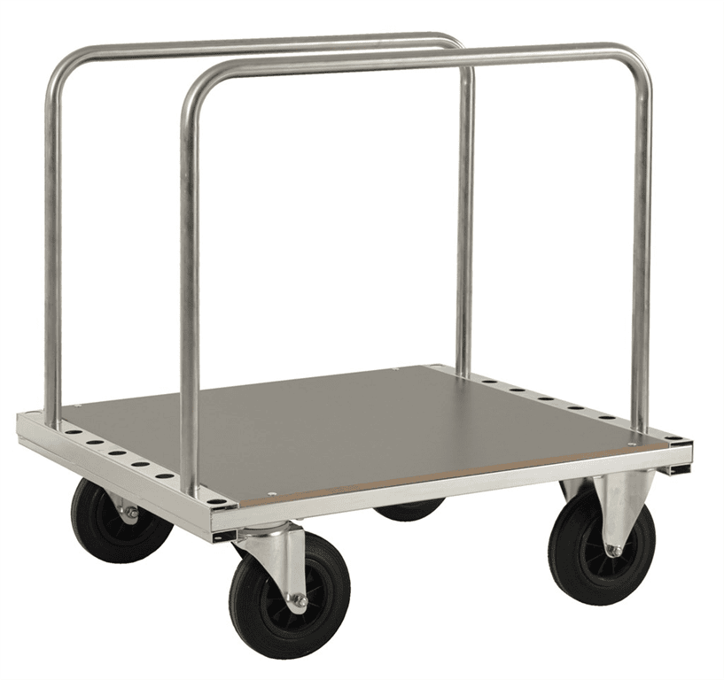 Kongamek KM539B pladevogn med integrerede bremser og 500 kg kapacitet
