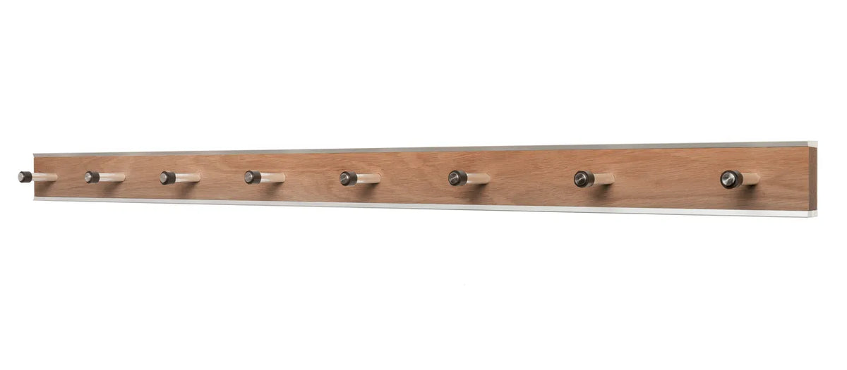 Se KR38- Knagerække, bredde 98 cm, fem forskellige finish Oliebehandlet eg og stål ❤ Kæmpe udvalg i 3-nordic - Køb online på udsalg og tilbud lige nu ❤ Meget billig fragt og hurtig levering - Varenummer: 3-nordic-5279-6592 og barcode / Ean: på lager - Udsalg på Entre - Knagerækker Få op til 63% i rabat - Over 2.739 brands på stort udsalg