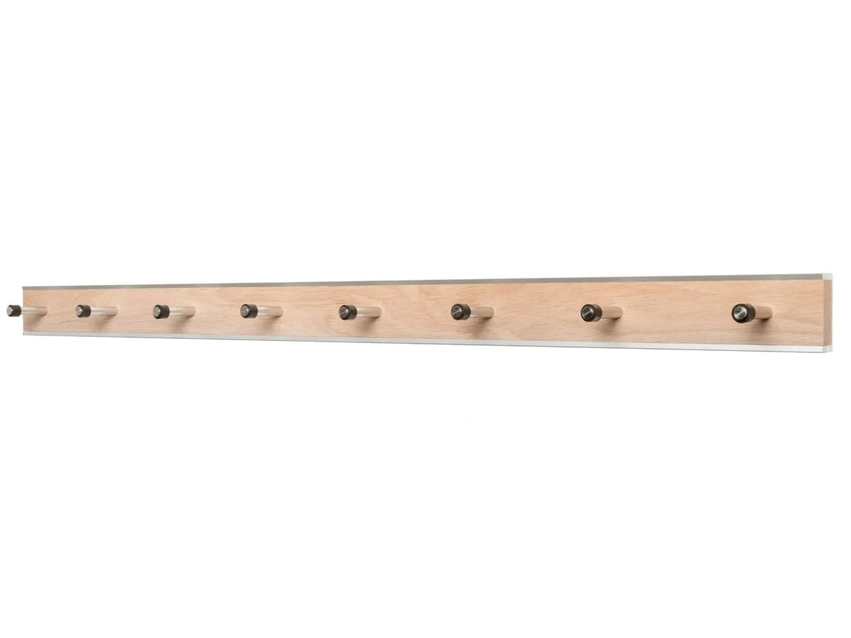 Se KR38- Knagerække, bredde 98 cm, fem forskellige finish Sæbebehandlet eg og stål ❤ Kæmpe udvalg i 3-nordic - Køb online på udsalg og tilbud lige nu ❤ Billig fragt og hurtig levering - Varenummer: 3-nordic-5279-6593 og barcode / Ean: på lager - Udsalg på Entre - Knagerækker Store besparelser – op til 67% - Spar stort på mere end 2.739 brands