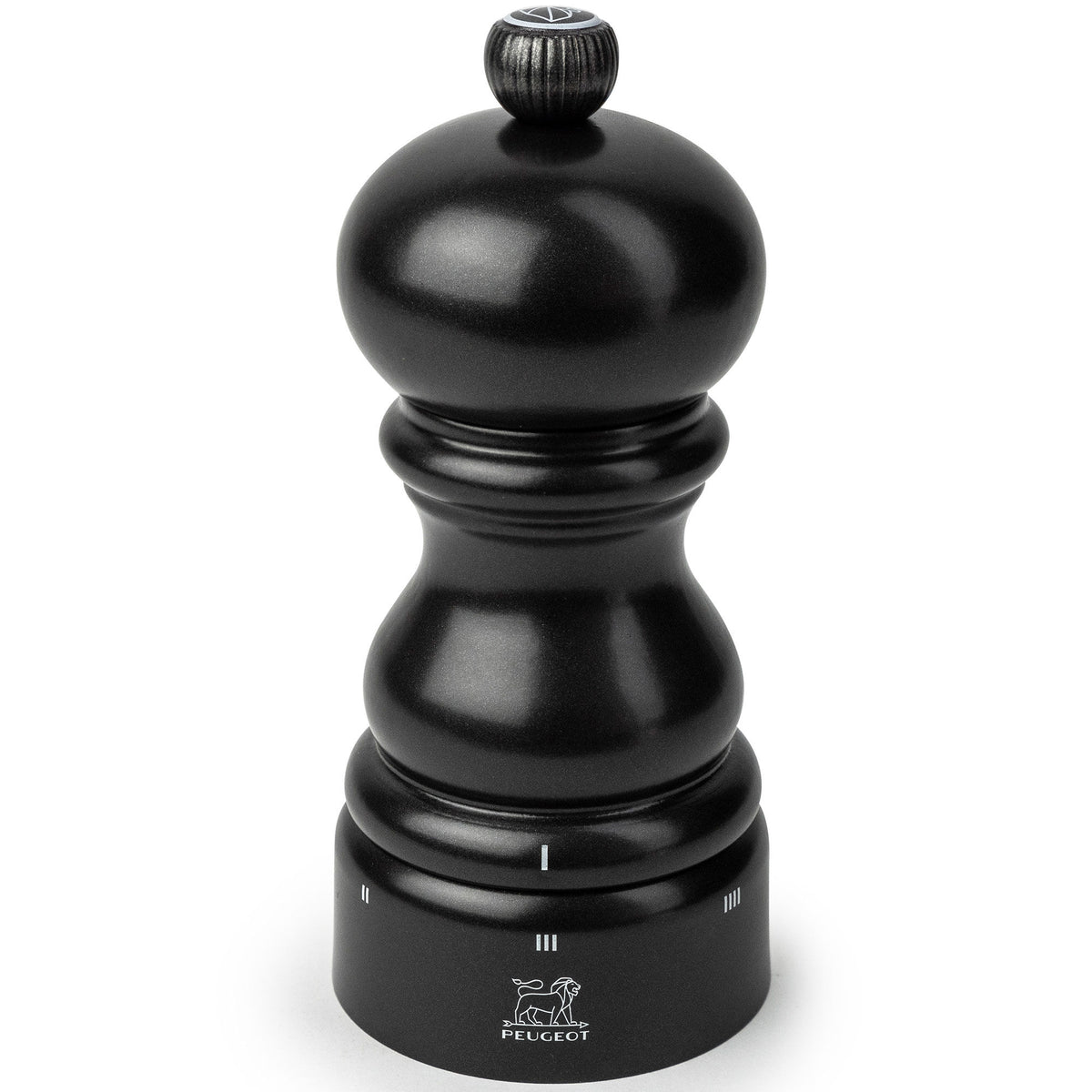 Silkemat sort Peugeot Paris u'Select Z saltkværn, 12 cm