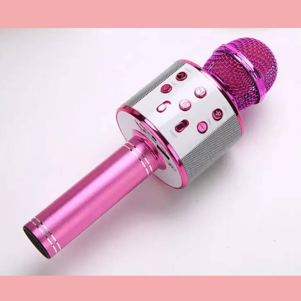 Se Karaoke Mikrofon m/Bluetooth & Højttaler - Pink ✔ Kæmpe udvalg i Satana - Køb online på udsalg og tilbud lige nu ✔ Meget billig fragt og hurtig levering - Varenummer: Satana-1383797 på lager - Udsalg på Mad & drikke > DATOVARER & OUTLET > Store besparelser – op til 71% - Store besparelser på over 2.739 brands