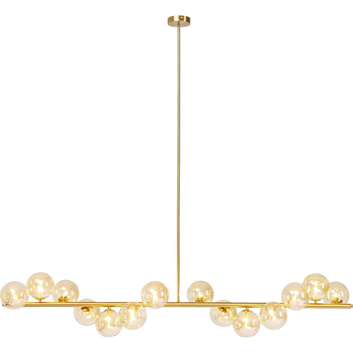 Se KARE DESIGN Scala Balls guldfarvet loftlampe - glas og stål (150cm) ❤ Kæmpe udvalg i Kare Design - Køb online på udsalg og tilbud lige nu ❤ Meget billig fragt og hurtig levering - Varenummer: Boboonline-52535 og barcode / Ean: 4025621525127 på lager - Udsalg på Interiør,Belysning,Lamper,Loftlamper,
KARE Design,
Kare Design lamper og lysestager,
Pendler,
Glaslamper, Store besparelser – op til 71% - Store besparelser på over 2.281 brands