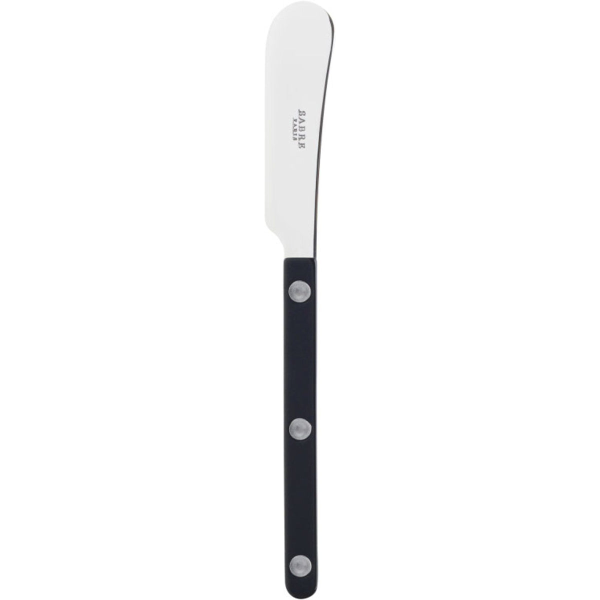 Sort Bistrot Solid smørkniv fra Sabre Paris, 14 cm