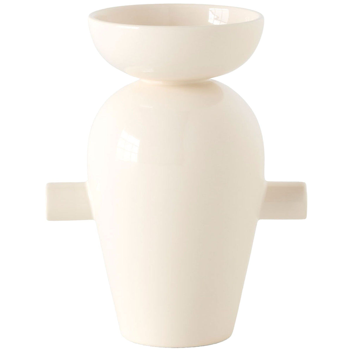 &Tradition Momento JH40 vase i creme med organiske former