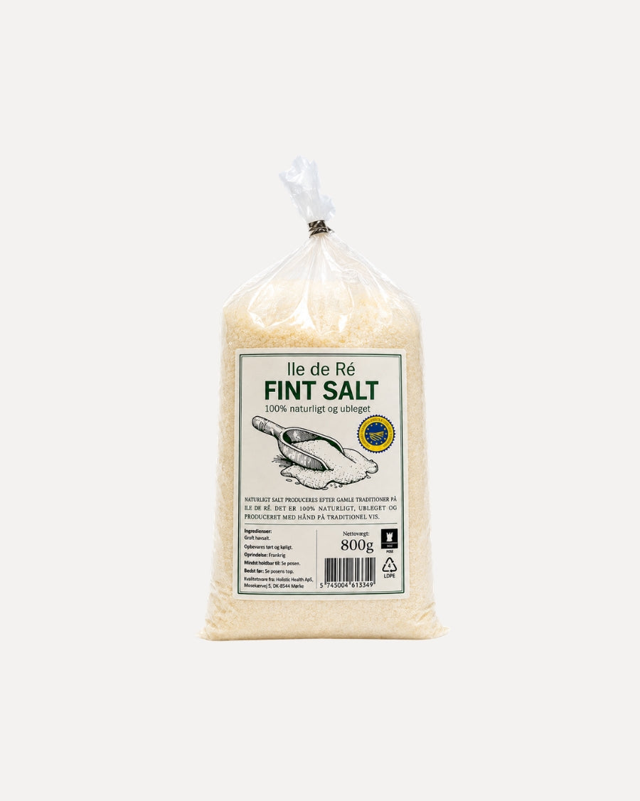 Pakke med Biogan keltisk havsalt, fint, 800 g