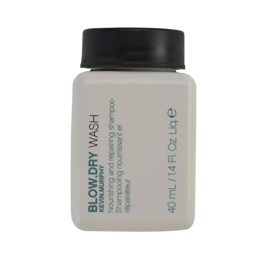 Kevin Murphy Blow Dry Wash, sulfatfri shampoo med varmebeskyttelse, 40 ml