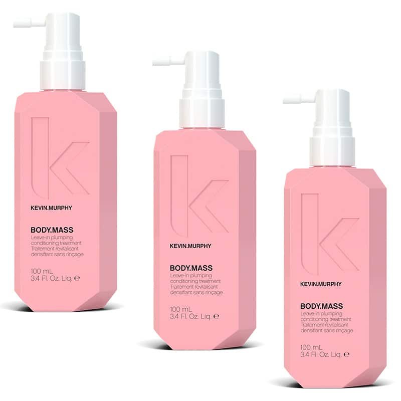 Pakke med tre Kevin Murphy Body Mass leave-in behandling à 100 ml